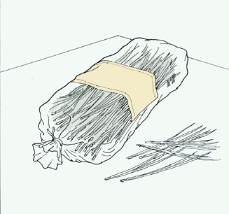 Pine Needles in Bread Bag
