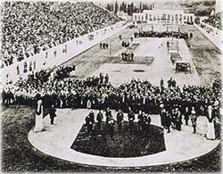 The first modern Olympic Games
