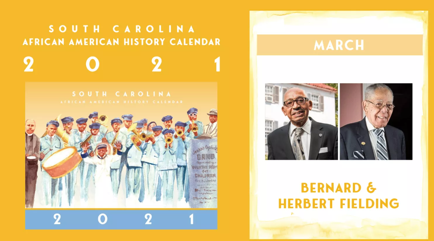 SC African American History Calendar – March Honorees: Bernard and Herbert Fielding