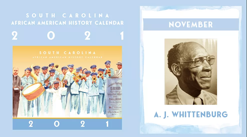 SC African American History Calendar: November Honoree, A.J. Whittenberg