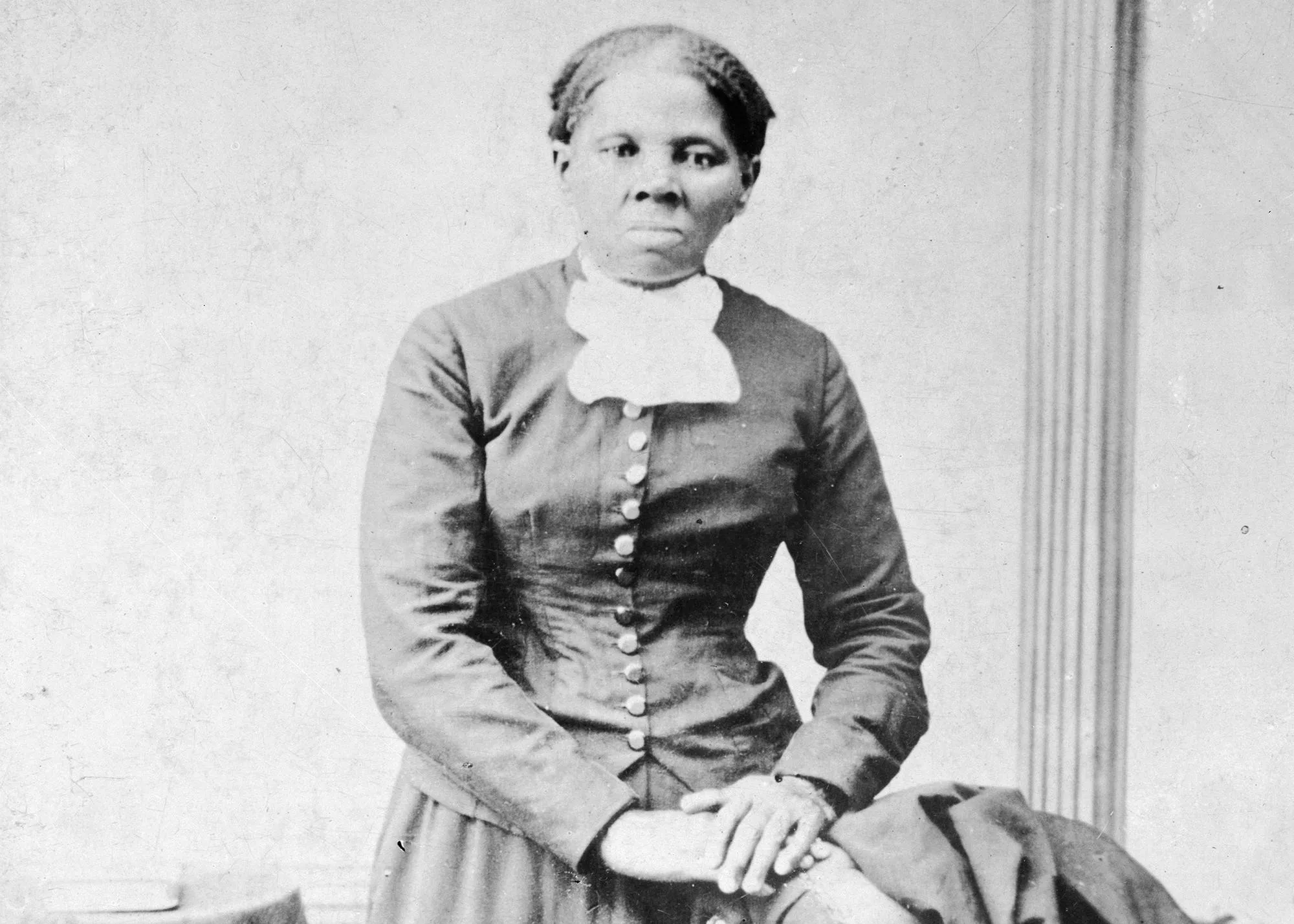 Pictured Harriet Tubman between 1860 and 1875. Harvey B. Lindsley photographer; Library of Congress.