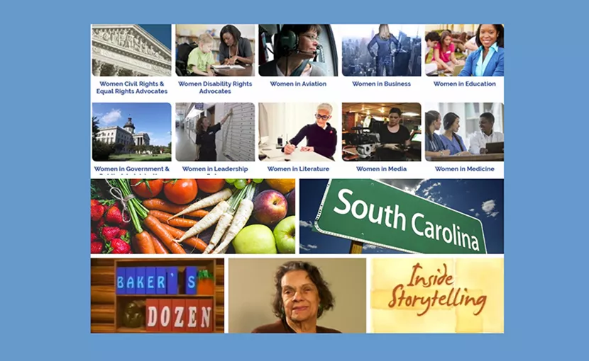 Images from Womens History Collection, National Nutrition Month, World Storytelling Day and South Carolina Day