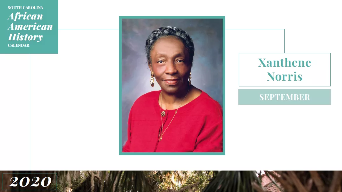 SC African American History Calendar:    September Honoree – Xanthene Norris