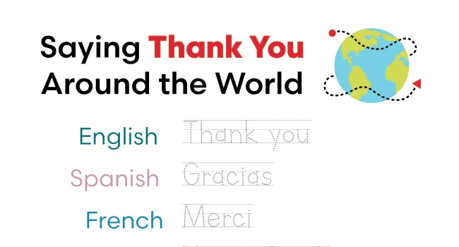 Saying Thank You Around the world