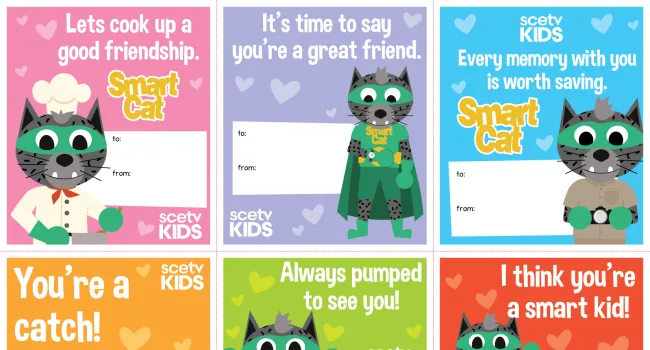 Printable Valentine's Day Cards | Smart Cat