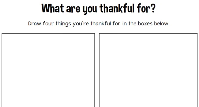 Smart Cat Thanksgiving Worksheet – What Are You Thankful For?