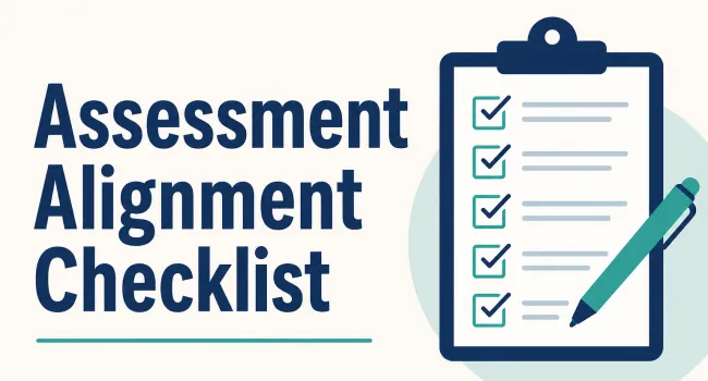 Assessment Alignment Checklist