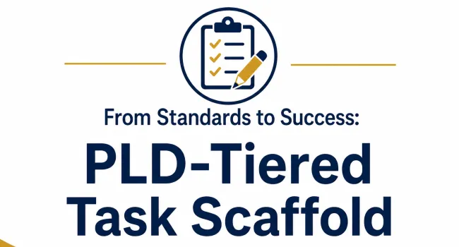 From Standards to Success: PLD-Tiered Task Scaffold
