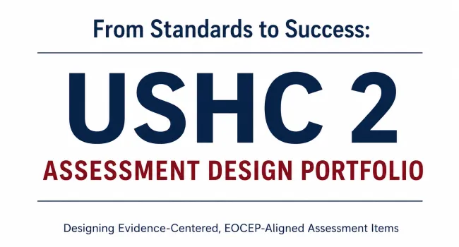 From Standards to Success: USHC 2 Assessment Design Portfolio