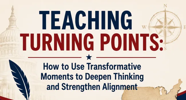 Teaching Turning Points: How to Use Transformative Moments to Deepen Thinking and Strengthen Alignment