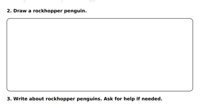Rockhopper Penguin: Trace, Draw, and Write | Zoo Minutes