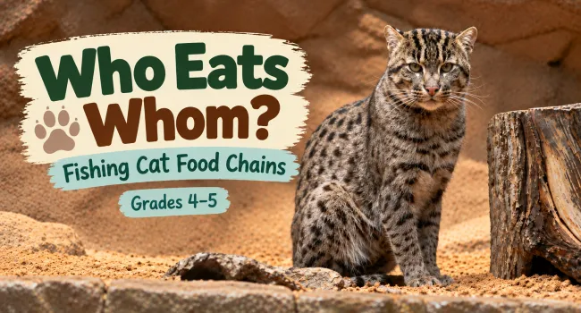 Fishing Cat: Who Eats Whom? Food Chain Lesson Plan (Grades 4–5)