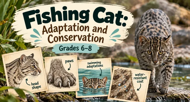 Fishing Cat: Adaptation and Conservation (Grades 6–8)