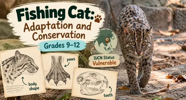 Fishing Cat: Adaptation and Conservation (Grades 9-12)