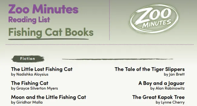 Fishing Cat Book List