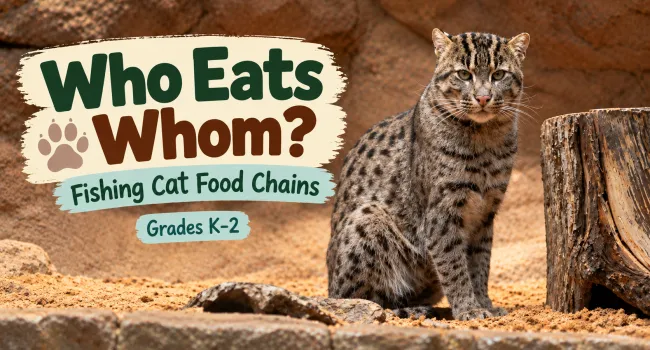 Fishing Cat: Who Eats Whom? Food Chain Lesson Plan (Grades K–2)