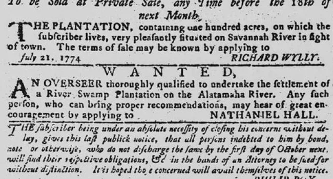 South Carolina's Slave Codes | Walter Edgar's Journal