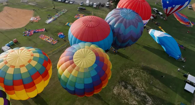 Balloons over Anderson | From the Sky