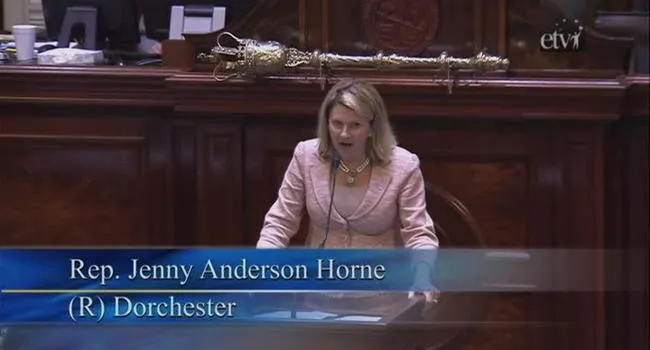 Conf. Flag Collection: 07-08-2015: Rep. Jenny Anderson Horne on the Removal of the Confederate Flag