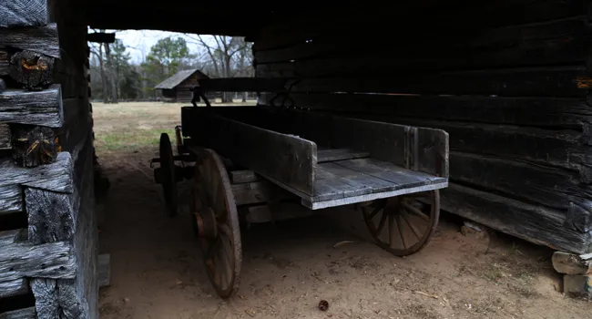 Cart for Loading Corn | Historic Brattonsville