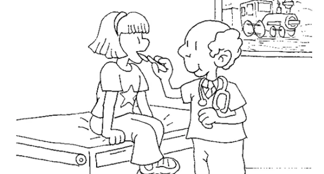 Pediatrician Coloring Page | Kids Work!
