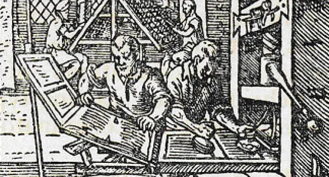 An Early Printing Press | National Book Month