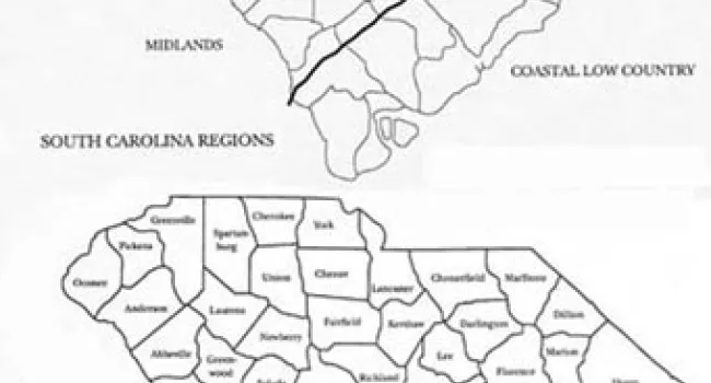 SC Counties and Regions | History of SC Slide Collection