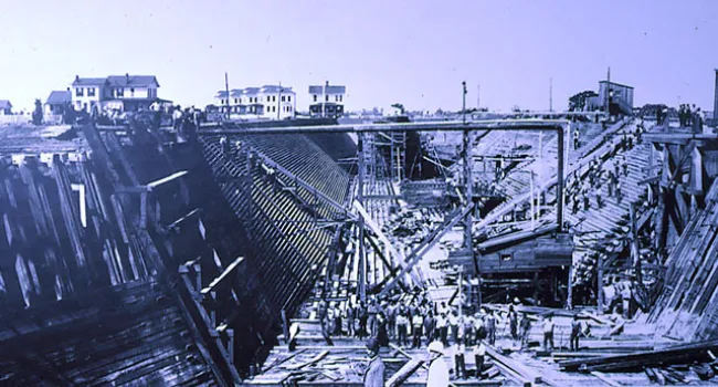 Parris Island Naval Dry-Dock | History of SC Slide Collection