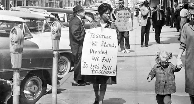 African American Picket Protesters | History of SC Slide Collection