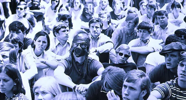 College and University Campus Protests | History of SC Slide Collection