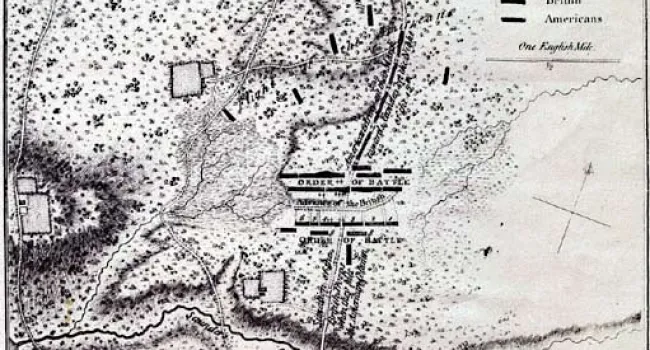 Battle Of Camden Map | History of SC Slide Collection