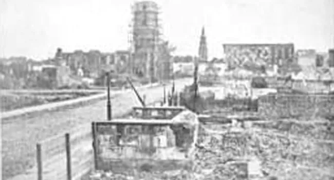 Aftermath of Charleston Fire, 1861 | History of SC Slide Collection