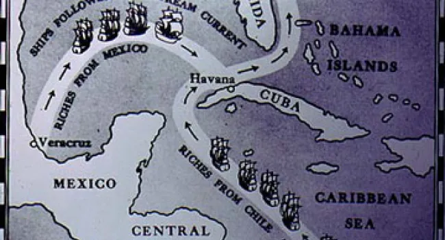 The Spanish Treasure Fleet | History of SC Slide Collection
