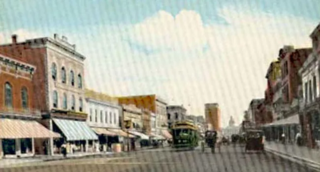 The Retail Section Of Columbia, 1908 | History Of SC Slide Collection