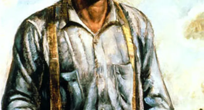 Tobacco Farmer Painting by Richard Lofton | History of SC Slide Collection