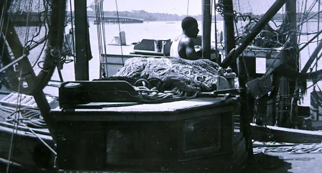 The Shrimp Boat "Mary Pickford" | History of SC Slide Collection