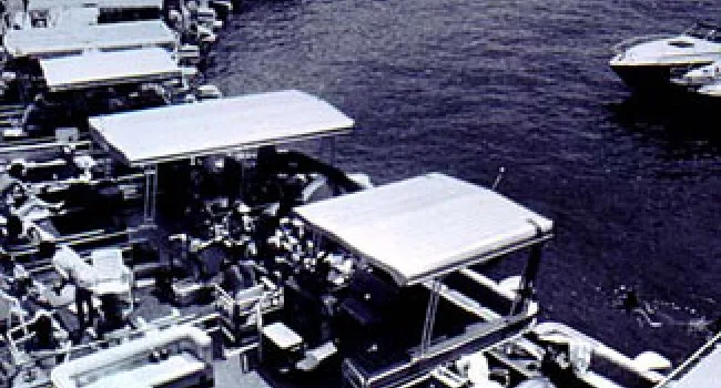 Lake Murray Pleasure Boaters Form A Pontoon | History Of SC Slide Collection