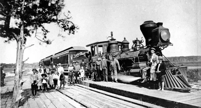 The Pawley's Island Train | History Of SC Slide Collection