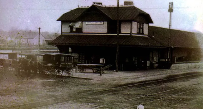 The Orangeburg Railroad Station | History Of SC Slide Collection