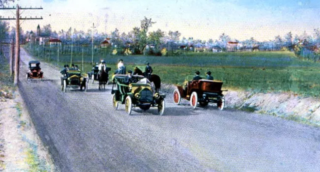 The Saluda Speedway Postcard, 1913 | History Of SC Slide Collection