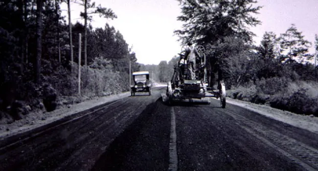 Improvement Of Local Roads For Automobiles, 1928 | History Of SC Slide Collection