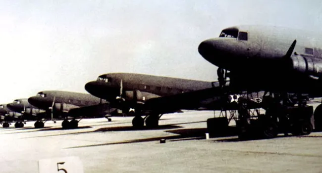 Paratroop Transport Planes At Shaw Air Force Base | History Of SC Slide Collection