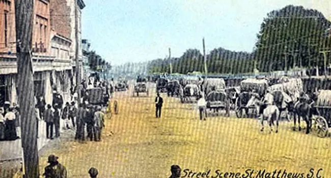 The Town Of St. Matthews | History Of SC Slide Collection