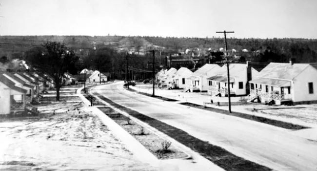 A New Section Of Vaucluse Mill Village  | History Of SC Slide Collection