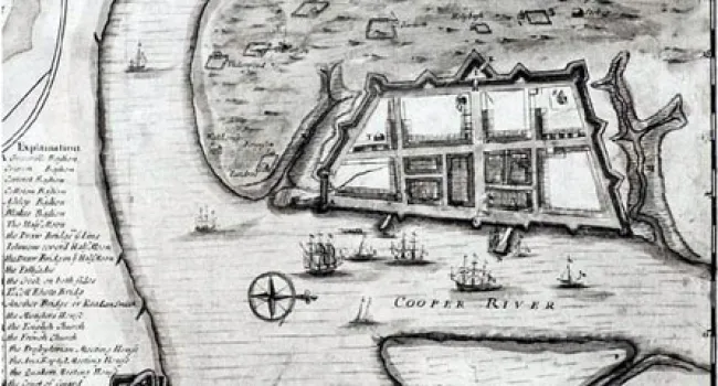 A Plan Of Charles Town, 1704 | History Of SC Slide Collection