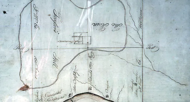 Map Of Taylor's Farm | History Of SC Slide Collection