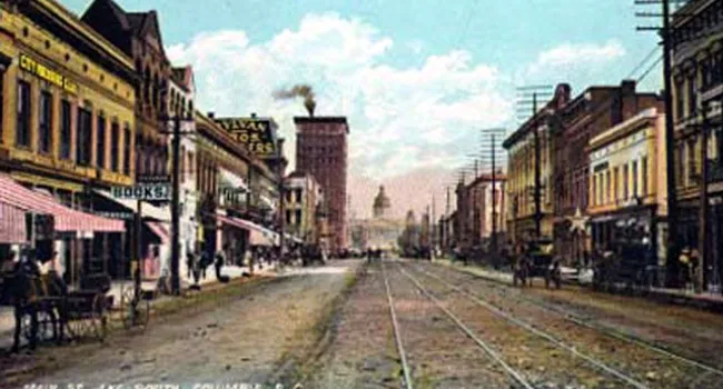 Main Street, 1906 | History Of SC Slide Collection