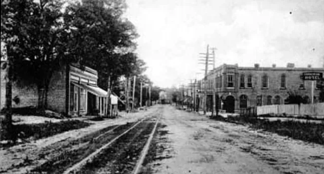 Main Street In Conway, 1906 | History Of SC Slide Collection