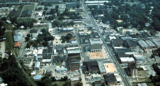 Aerial View Of Darlington, 1965 | History Of SC Slide Collection
