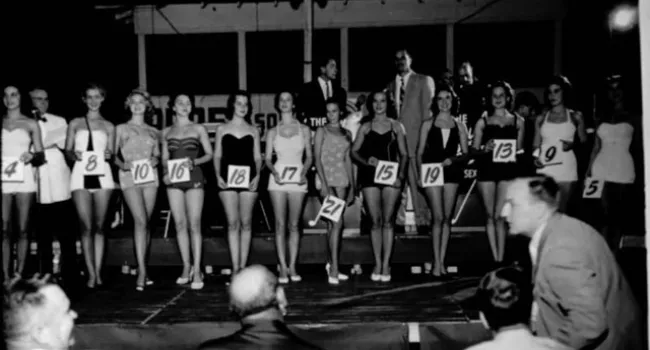 A Southern 500 Beauty Contest, 1957 | History Of SC Slide Collection